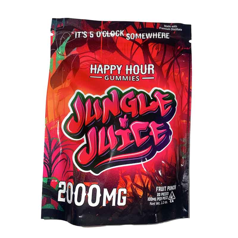 Happy Hour Gummies 2000MG Jungle Juice