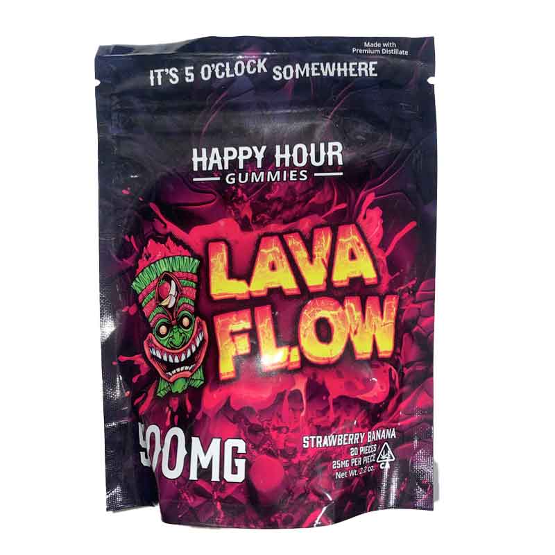 Happy Hour Gummies 2000MG Lava Flow