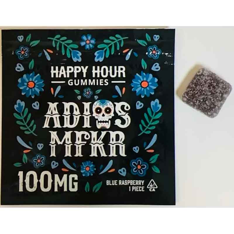 Happy Hour 100MG Gummies Adios MFKR