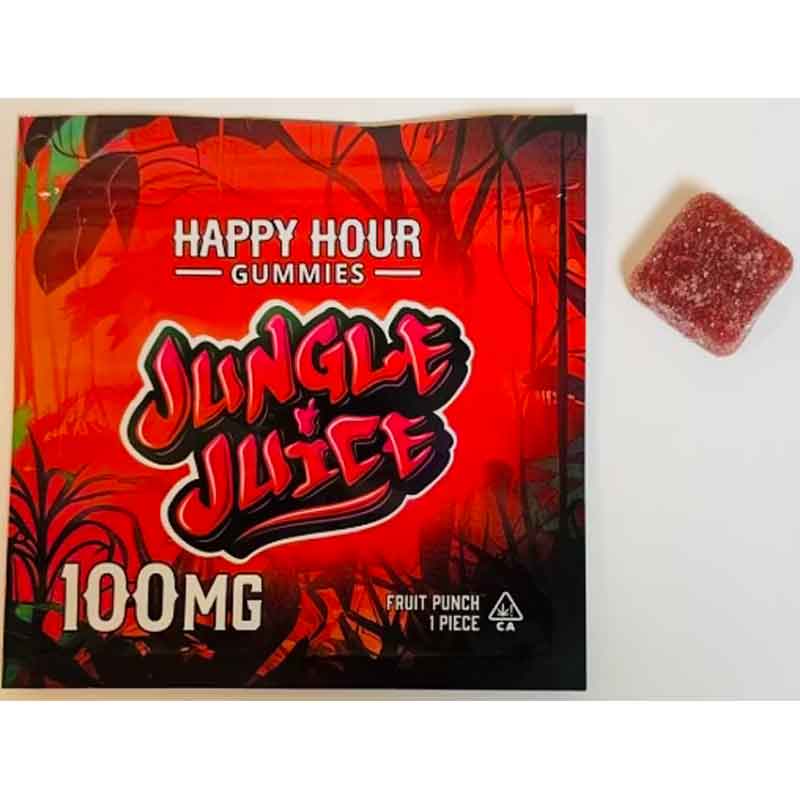 Happy Hour 100MG Gummies Jungle Juice