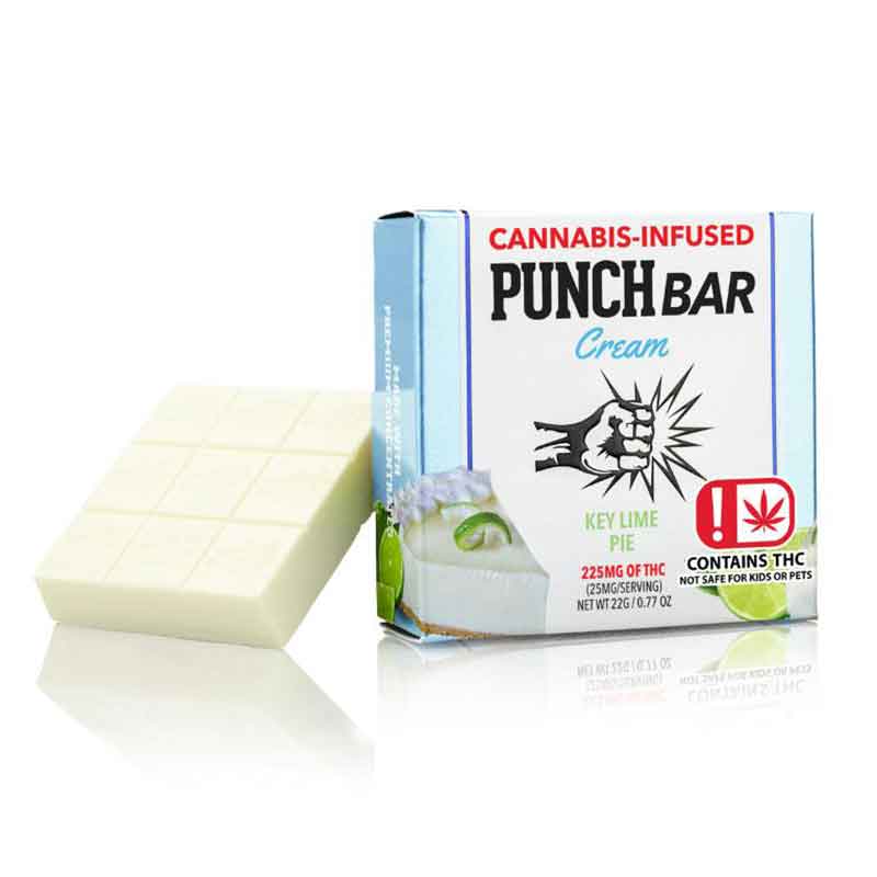 PunchBar 100MG Chocolate bar-Key Lime Pie