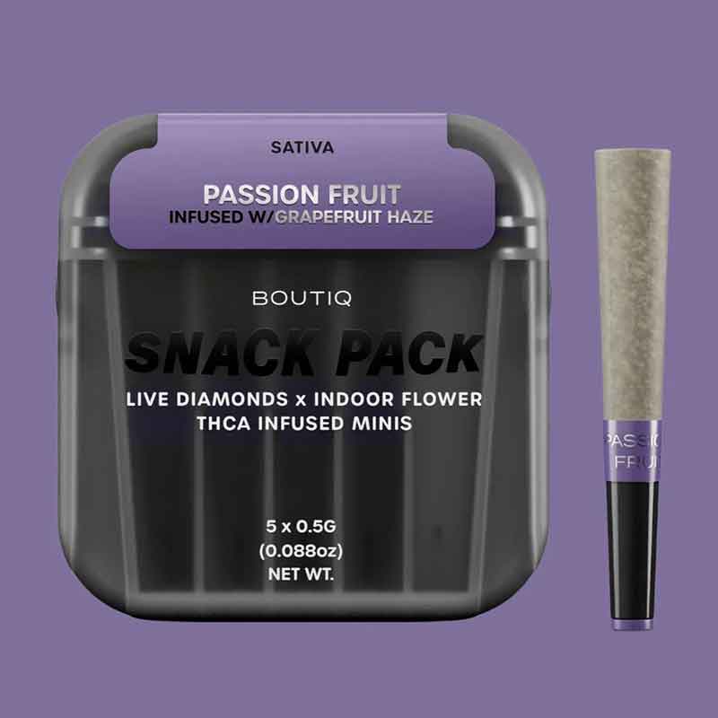 Boutiq Snack Pack 2.5G Diamond infused Pre roll
