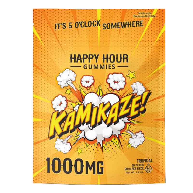 Happy Hour Gummies-Kamikaze 1000mg