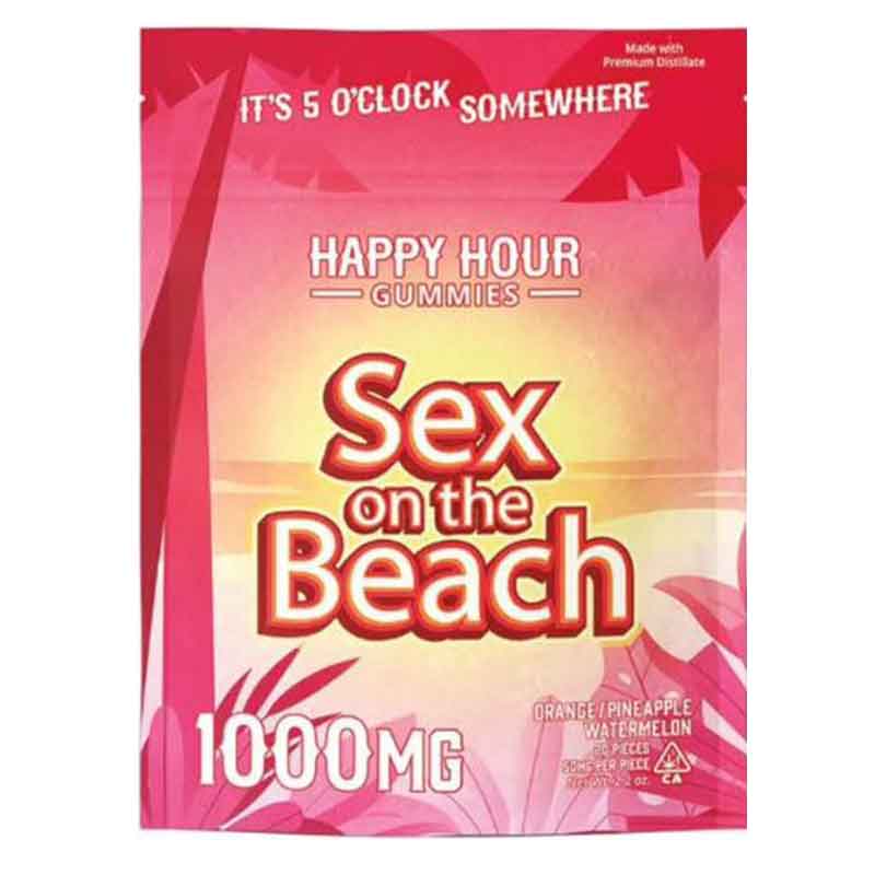Happy Hour Gummies-Sex on the Beach 1000MG
